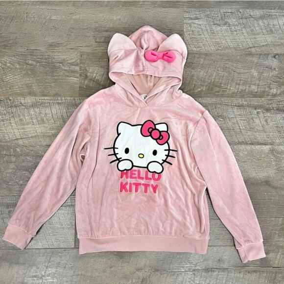 Hello Kitty Sanrio x H&M Pink Velour Girls Set - Picture 9 of 14